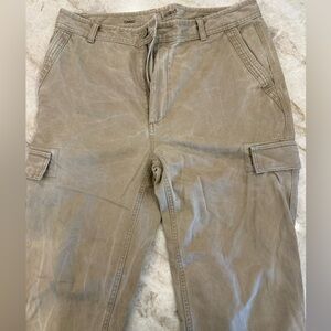 Roundtree and York Men's Tan Cargo Pants